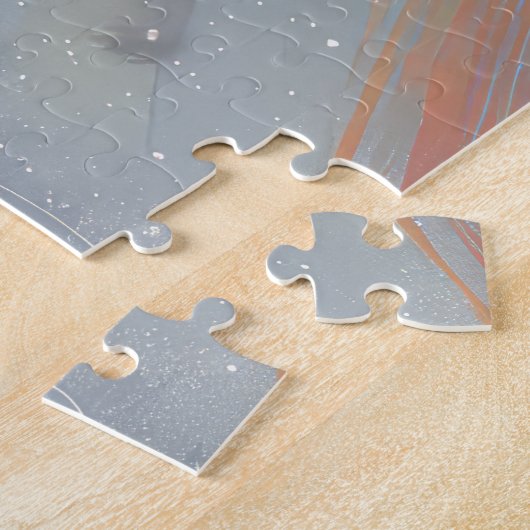 カーソンドッグ乗用オートバイクリスマス ジグソーパズル (側面)