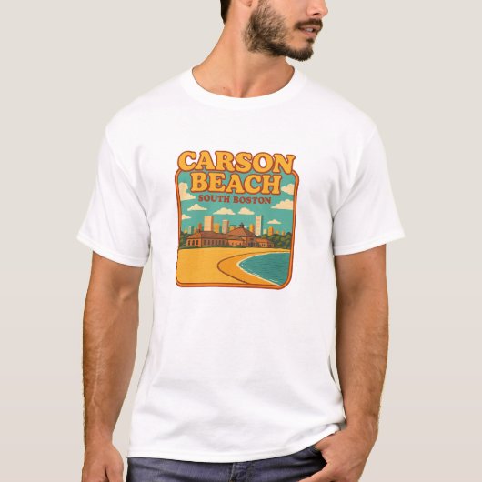 カーソンビーチのお土産 Tシャツ (正面)