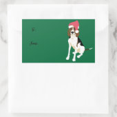 カーソンホリデーギフトラベルステッカー 長方形シール (バッグ)