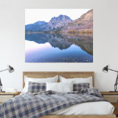 カーソン山とシルバー湖 キャンバスプリント (インサイチュ (寝室))