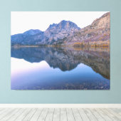 カーソン山とシルバー湖 キャンバスプリント (インサイチュ (ウッドフロア))