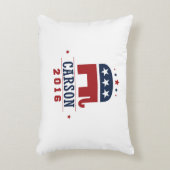 カーソン2016年のGOP象のデザイン アクセントクッション (正面(垂直))