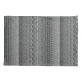 カータイヤトラックビーチグレー 枕カバー (裏面)