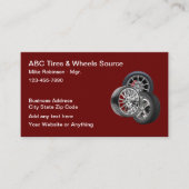 カータイ車のヤサービス名刺 名刺 (正面)