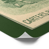 カーターのバックアッシュプラスターヴィンテージカード ポスター (角)