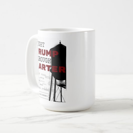 カーターの分割不可能なマグを通した戦いの切札 コーヒーマグカップ (正面左)