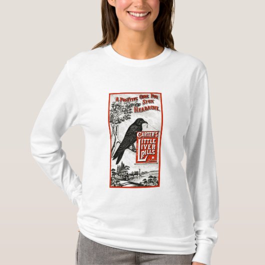 カーターの少しレバー丸薬広告のTシャツ Tシャツ (正面)