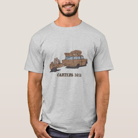 カーターの懇親会のTシャツ-灰色人 Tシャツ (正面)