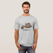カーターの懇親会のTシャツ-灰色人 Tシャツ (正面フル)