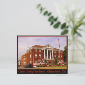 カーターカウンティコートハウスエリザベスタトン， TN ポストカード (スタンド正面)