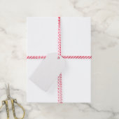 カータータンチェックレッドグリーンプレイド ギフトタグ (より糸付き)