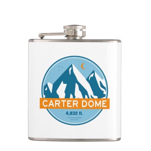 カータードームニューハンプシャースターズムーン フラスク (正面)