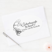 カーターハウスクールニューロゴ 楕円形シール (封筒)