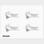 カーターハウスクールニューロゴ 楕円形シール (シート)