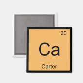 カーター名化学元素周期表 マグネット (正面/裏面)