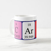 カーター定期テーブル名mag コーヒーマグカップ (正面左)