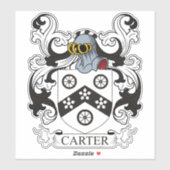 カーター家紋 シール (シート)