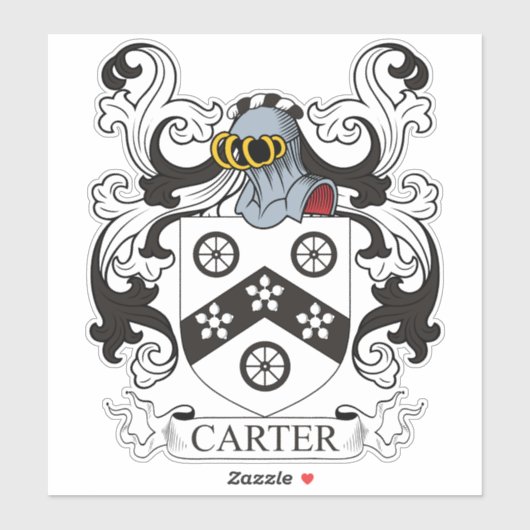 カーター家紋 シール (シート)