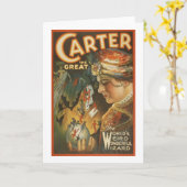 カーター素晴らしいの-世界の風変わりな魔法使い カード (黄色い花)
