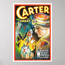 カーター・ザ・グレート 1927年 マジシャングッズ ポスター