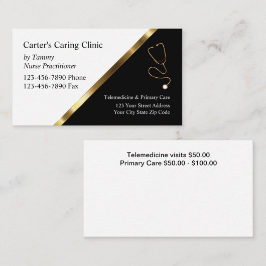 カーター 名刺 (正面/裏面)