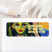 カーチナーフランジー彫刻された椅子の前に ラベル (インサイチュ)