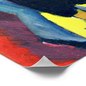 カーチナー – タンゴティー、Ernst Kirchner絵画の投稿 ポスター (角)