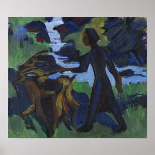 カーチナー – ヤギの女1938 ポスター (正面)