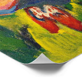 カーチナー – 湖で2つのピンクの姿 ポスター (角)