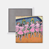 カーチナー – 6人のダンサー マグネット (正面/裏面)