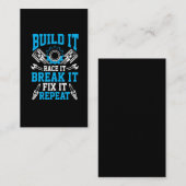 カーチューニング整備士レースブレークエンジニアリング 名刺 (正面/裏面)