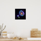 カーツホイール銀河系 ポスター (キッチン)