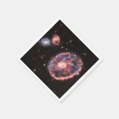 カーツホイール銀河系JWSTジェームズウェッブ宇宙望遠鏡 スタンダードカクテルナプキン (角)