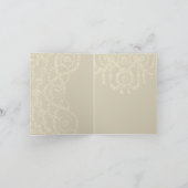 カーティアジュエリーのネックレスの挨拶/ノートカード カード (内部)