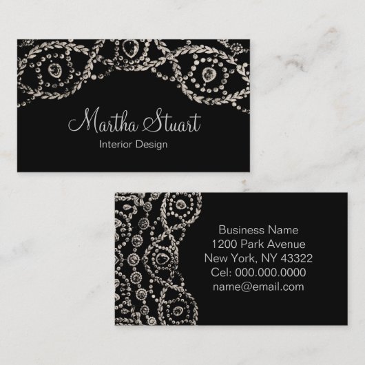 カーティアジュエリー~名刺 名刺 (正面/裏面)