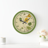 カーティスの3つのスタイルの植物の柱時計 ラージ壁時計 (ホーム)