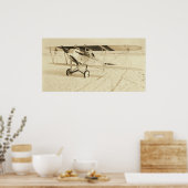 カーティスフォローイング飛行機 ポスター (キッチン)