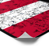 カーティス・レメイおよび米国国旗 ポスター (角)