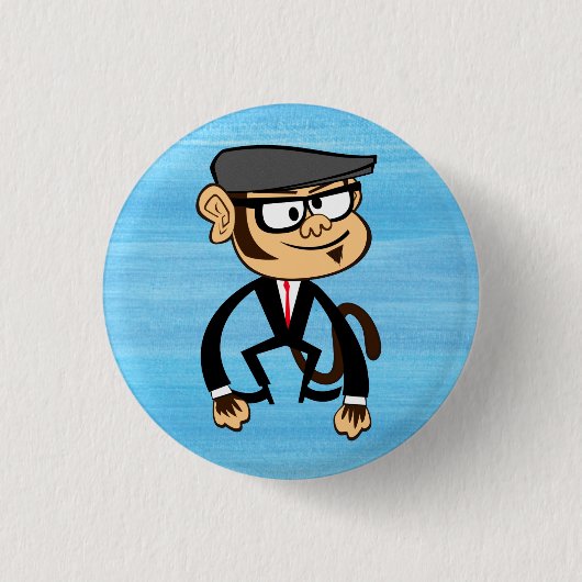 カーティス 缶バッジ (正面)