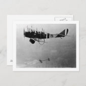 カーティスJN-4 Jenny型翼付き航空機 ポストカード (正面/裏面)