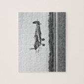 カーティスP-40ウォーホークファイターエア飛行機 ジグソーパズル (縦)