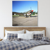 カーティスP-40 Warhawk、ミネソタCAFエアショー キャンバスプリント (インサイチュ (寝室))