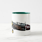 カーティスP-40Kワルホーク ツートーンマグカップ (中央)