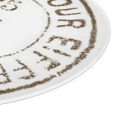 カーテフランスのポストエールポストマークエッフェルタワーヴィンテージ カッティングボード (角)