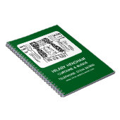 カーテンとブラインドのノートブック ノートブック (右側)