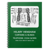 カーテンとブラインドのノートブック ノートブック (正面)