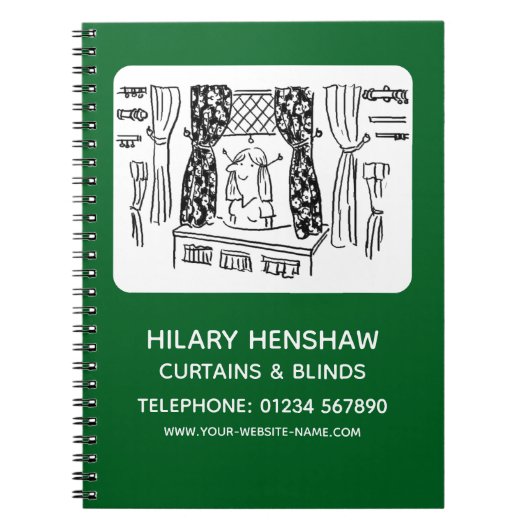カーテンとブラインドのノートブック ノートブック (正面)