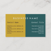 カーテンに"印を付け"、名刺を盲目にします 名刺 (裏面)