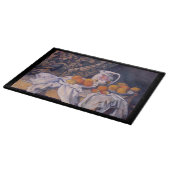 カーテンのまな板が付いている静物画 カッティングボード (角)