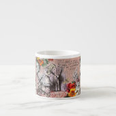 カーテンの後ろの不思議の国のアリス エスプレッソカップ (正面)